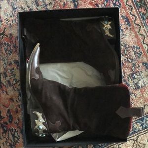 COPY - Giuseppe Zanotti Cow 50 Tronchetto Boots Size 9B